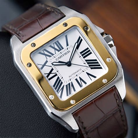 cartier watch santos 100.